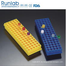 80-Well Polyproyplenreversible Racks für Microtube